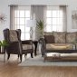 Elmbrook Sofa 508571 in Light Brown & Brown by Coaster w/Options