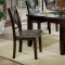 Josie 7Pc Dining Set CM3857T in Brown Cherry w/Options