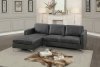 Breaux Sectional Sofa 8235GY in Grey Fabric by Homelegance