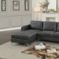 Breaux Sectional Sofa 8235GY in Grey Fabric by Homelegance