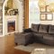 9789 Phelps Sectional Sofa in Coffee Microfiber by Homelegance