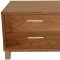 Walnut Finish Modern TV Stand w/4 Drawers