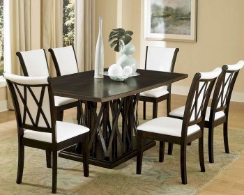 Garvey Dining Set 5Pc 2539 in Ebony by Homelegance [HEDS-2539 Garvey]