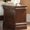 Brown Cherry Finish Traditional Sleigh Bed w/Optional Case Goods