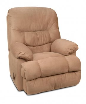 Padded Saddle Fabric Stylish Modern Recliner [CHFRC-V3-R22-PaddedSaddle]