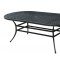 Chiara I Patio Table CM-OT2303-T in Black w/CM-OT2303-AC Chairs