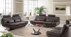 S818C Sofa in Chocolate Italian Leather by Pantek w/Options