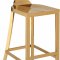 Maddox Stool 706 Set of 2 in Gold Color by Meridian