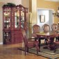 Deep Cherry Finish Contemporary Dining Set