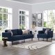 Agile Sofa in Blue Fabric by Modway w/Options