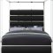 Encore Bed in Black Faux Leather by Meridian w/Options