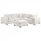 Lakeview Sectional Sofa 551461 in Ivory by Coaster w/Options