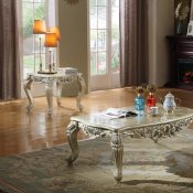 Cesar 202 Coffee Table in Silver Tone w/Options by Meridian