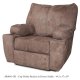 Saddle Fabric Elegant Modern Rocker Recliner