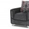 Mondo Sofa Bed Convertible in Gray Fabric by Casamode w/Options