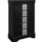 Mia Bedroom Set in Black by Global w/Options