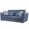 Emilia Sofa 56025 in Blue Fabric by Acme w/Options