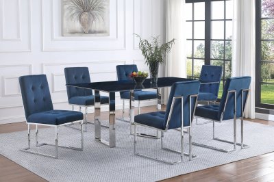 Desden Dining Set 5Pc 109361 by Coaster w/Sintered Stone Top