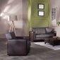 Sidney Bolzoni Brown Sofa Bed & Loveseat Set by Mondi