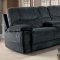 Columbus Motion Sectional Sofa 8490FBR- Cobblestone- Homelegance