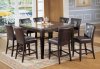 Faux Marble Top Modern Counter Height Dinette Table w/Options