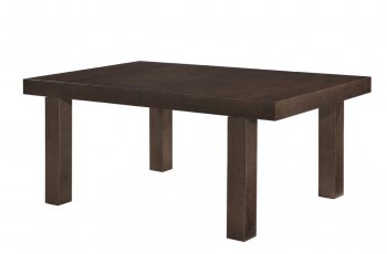 Resolve Dining Table in Wenge by Beverly Hills w/Optional Chairs [BHDS-Resolve PU Chairs]