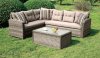 Moura Outdoor Patio Sectional CM-OS1816 in Tan Fabric w/Options