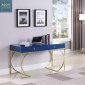 Odessa Writing Desk 802071 in Blue - Scott Living by Coaster