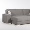 Kobe L-Shape Sectional Sofa w/Chaise in Grey by Istikbal