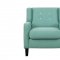 Roweena Sofa & Loveseat Set 1218TL in Teal Fabric by Homelegance