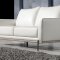 U858 Sofa & Loveseat in White Leather Gel by Global w/Options