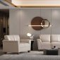 Pacific Palisades Sofa LV01299 Beige Leather Mi Piace w/Options