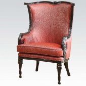 59121 Pawnee Accent Chair in Red Fabric by Acme