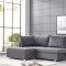 Day & Night Sofa Bed in Gray Fabric by Casamode w/Options