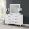 Marielle Bedroom Set 5Pc 224841 in Distressed White by Coaster