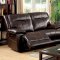 Dolton Reclining Sofa CM6128BR in Bonded Leather w/Options