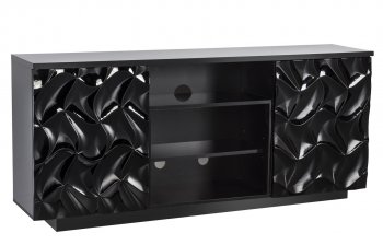 Arianna Media Console in Black w/Optional Legs [SFMATV-Arianna Black]