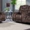 U1706 Power Motion Sofa in Chocolate Fabric by Global w/Options