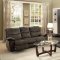 Palila Motion Sofa 8333 in Chocolate by Homelegance w/Options