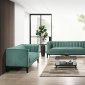 Calais Sofa in Marine Green Velvet by Elements w/Options