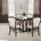 Landon Dining Set 5Pc 109400 in Rich Brown by Coaster