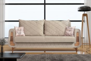 Brooklyn Sofa Bed in Beige Fabric by Skyler Design [SKSB-Brooklyn]