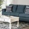 Aylmer Sofa SM4012 in Dark Teal Linen-Like Fabric w/Options