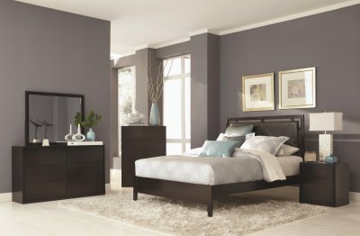 203251 Hudson Bedroom 5Pc Set in Espresso by Coaster w/Options