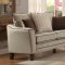 Ouray Sofa 8323 in Pebble Velvet Fabric by Homelegance w/Options