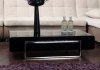 Drone Coffee Table by Beverly Hills Furniture in Black Hi-Gloss