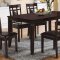 Sonata Dining Set 7Pc 71955 in Espresso by Acme