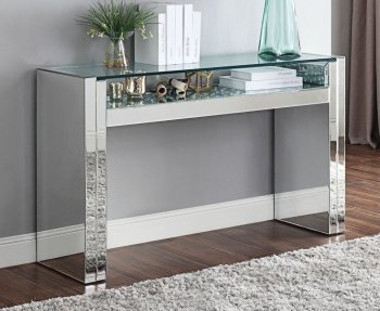 Nysa Sofa Table 81473 in Mirror by Acme [AMCT-81473-Nysa]