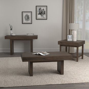 723118 3Pc Coffee & End Table Set in Wheat Brown by Coaster [CRCT-723118]