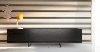 MD213-WEN Allen Media Cabinet by Modloft in Wenge [MLTV-MD213-WEN Allen]